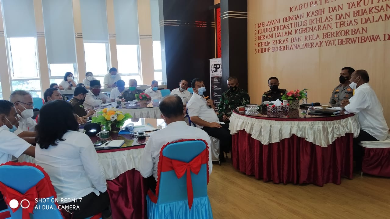 Ketua DPRD Kabupaten Samosir Hadiri Rapat Koordinasi Rencana Belajar Tatap Muka SD dan SMP