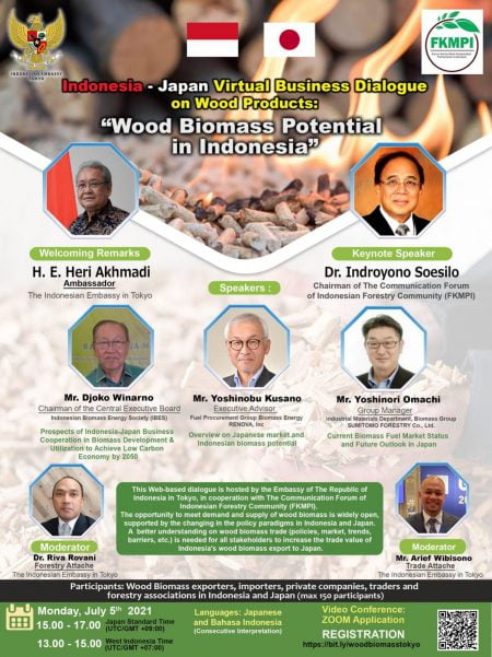 Kerjasama Indonesia - Jepang Gali Potensi Biomassa Kayu Dukung Pembangunan Berkelanjutan
