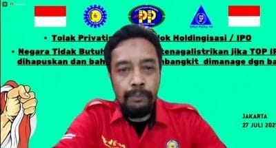 Tiga SP Ketenagalistrikan Tolak Holdingisasi, Ingatkan Ada Potensi Pelanggaran Konstitusi