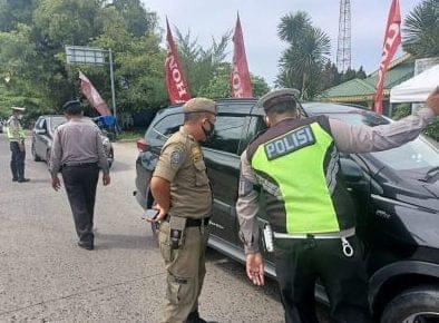 Satpolairud Polres Sergai Himbau Masyarakat Patuhi Prokes