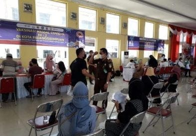 Kejari P. Sidimpuan Gelar Vaksinasi Covid-19 Dosis Kedua