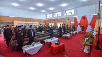 DPRD P. Sidimpuan Dengarkan Pidato Presiden RI