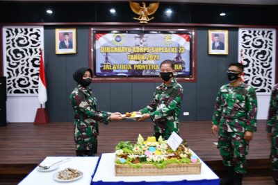 KORPS Suplai TNI AL Lantamal I Peringati Hari Jadi ke-73