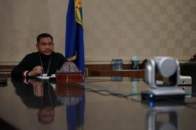 Bupati Pakpak Bharat Jadi Opening Speaker Di Webinar Pendidikan