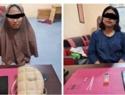 2 Wanita Pengedar SS Dibekuk Polsek Siak Hulu Resort Kampar