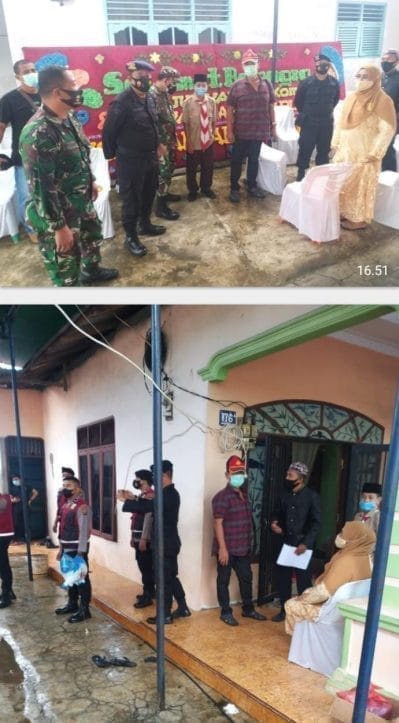 Satgas Covid-19 Bubarkan Pesta Pernikahan di Jln Selamat, Pajak Simpang Limun Medan Dibiarkan