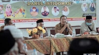 Walikota Resmikan MDTADI Desa Aek Bayur P. Sidimpuan