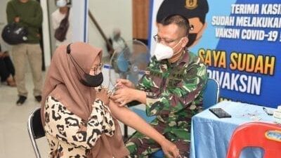 TNI AL Lantamal I Belawan Laksanakan Vaksinasi Secara Rutin