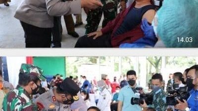 Wakapolda Sumut Tinjau Vaksinasi Merdeka Serentak