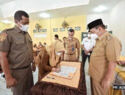 Walikota Sertijab Camat Padangsidimpuan Utara