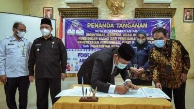 Walikota P. Sidimpuan Tandatangani MoU Kesepakatan Sekolah Penggerak