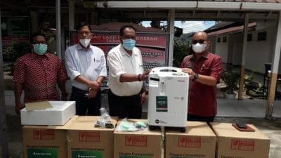 TPL Berikan Bantuan Lima Unit Oksigen ke RSUD Tarutung