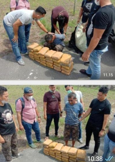 Ditnarkoba Polda Sumut Gagalkan Peredaran Ganja 30 Kg