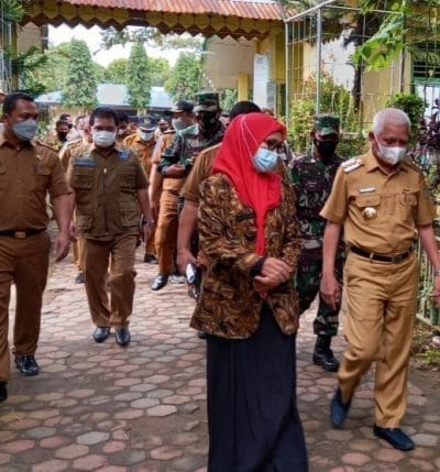 Bupati Asahan Bersama Kadisdik Tinjau Pembelajaran Tatap Muka di Sekolah