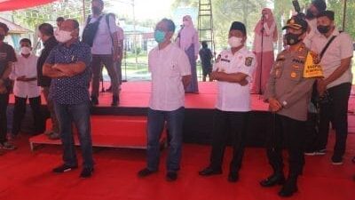 Wakabin RI Tinjau Kesiapan Pengamanan Kunker Presiden Pelaksanaan Vaksinasi Pelajar se-Kab Sergai