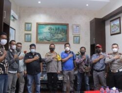 Kapolres Sergai Menerima Audiensi Wartawan Unit Polres