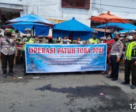 Polsek Medan Area Gelar Operasi Patuh Toba 2021
