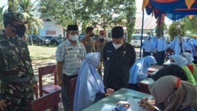 Wawako Padangsidimpuan Monitoring Vaksinasi Santri di Ponpes