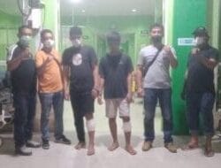 Dua Pelaku Curanmor Kena Dor Menggelepar