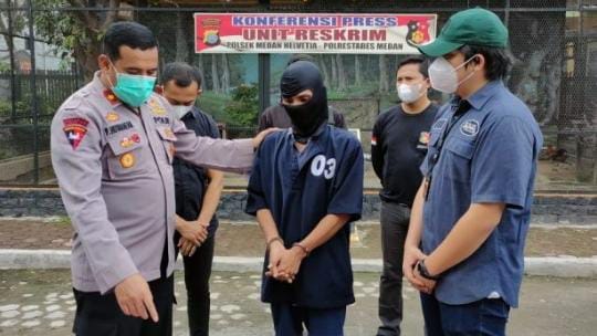 Polsek Medan Helvetia Tangkap Pencuri Mantan Residivis