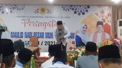 Pemkab Labusel Peringati Maulid Nabi Besar Muhammad SAW 1443 H