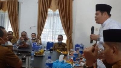 Dinas Pemdes Labusel Gelar Cofe morning bersama Wabup