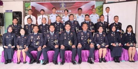 Peringati Hari Dharma Karya Dhika ke 76 Rutan Kelas IIB Tarutung Ikuti Upacara Bendera Virtual
