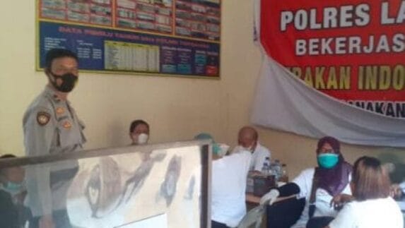 Polsek Torgamba Gelar Vaksin Massal Cinovac Kedua