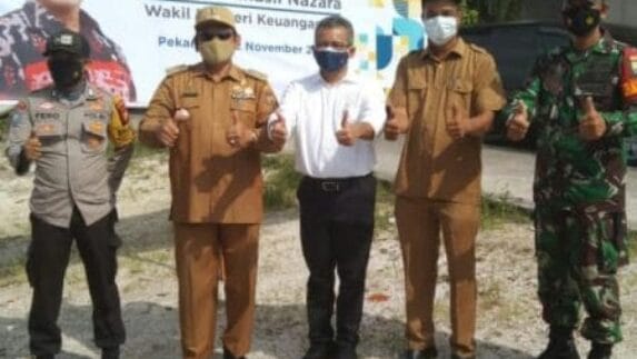 WamenKeu RI Kunjungi Perum Andika Berkah Residence III Siak Hulu Kampar
