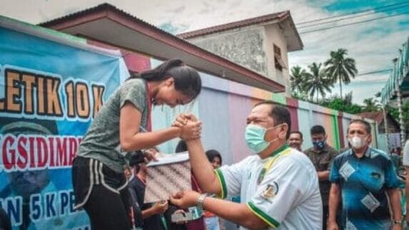 Walikota Sidimpuan Lepas Peserta Lomba Lari 5K & 10K
