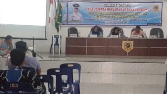 Desa Asam Jawa Gelar Musdes P. APBDes 2021 Selama 2 Hari