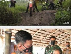 Kapoldasu Bersama Pangdam I BB Naik Trail Temui Warga di Pedalaman Nisel Ajak Warga Tak Takut Divaksin