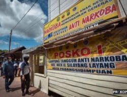 Kapolresta Sidimpuan dan Walikota Resmikan Posko Kampung Anti Narkoba
