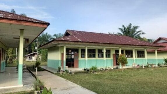 Kondisi Bangunan SMPN 2 Kampar Kiri Tengah Butuh Perhatian Pihak Pemerintah