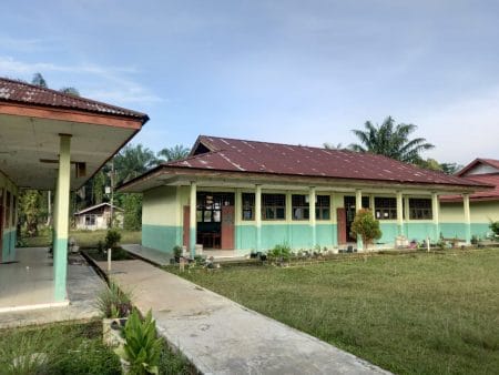 Kondisi Bangunan SMPN 2 Kampar Kiri Tengah Butuh Perhatian Pihak Pemerintah