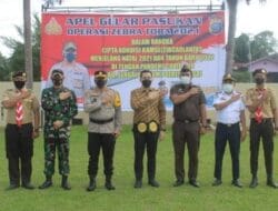 Kapolres Sergai AKBP Dr Ali Machfud Pimpin Apel Gelar Pasukan Ops Zebra Toba 2021