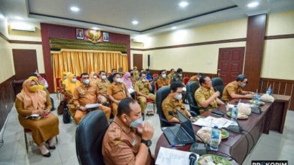 Pemko Padangsidimpuan Ikuti Bimtek Secara Virtual