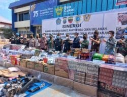 Kanwil BC Sumut Musnahkan Barang Selundupan Rp3,5 Miliar