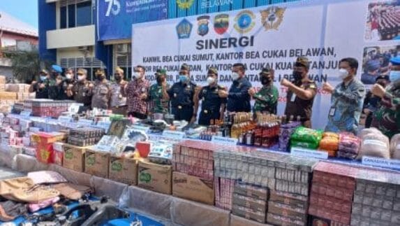 Kanwil BC Sumut Musnahkan Barang Selundupan Rp3,5 Miliar