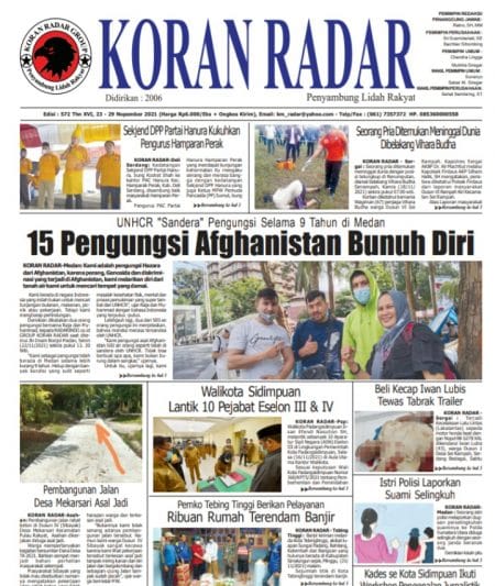 KORAN RADAR - Edisi 572 : 15 Pengungsi Afghanistan Bunuh Diri