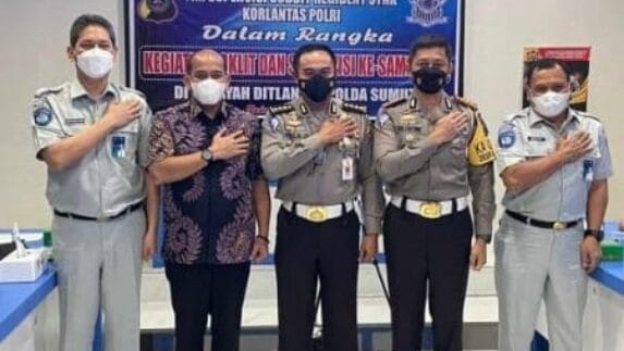 Korlantas Mabes Polri Pantau Kesiapan ERI di Samsat Medan