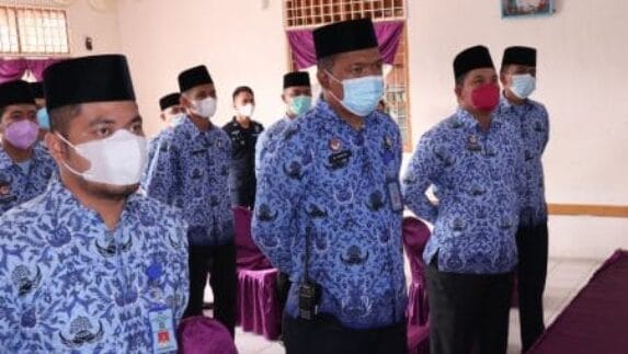 HUT Korpri Ke-50, Rutan Kelas IIB Tarutung Upacara Secara Virtual