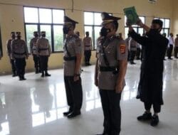 Kapolres Pesawaran Pimpin Sertijab Wakapolres