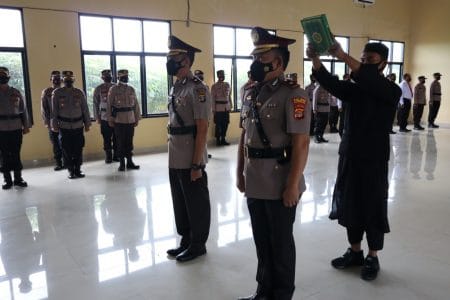 Kapolres Pesawaran Pimpin Sertijab Wakapolres
