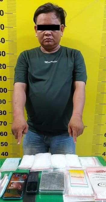 Polres Asahan Amankan Pengedar SS 609,3 Gram dan 75 Butir Ekstasi