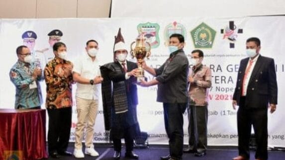 Kontingen Pakpak Bharat Raih Juara 2 Pada Pesparawi Sumut 2021 di Pematangsiantar