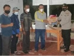Personil Polres Asahan Sampaikan Pesan Kamtibmas Kepada Petugas Pos