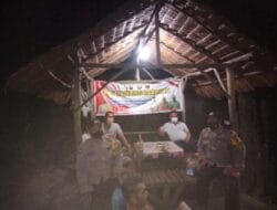 Personil Polres Asahan Himbau Petugas Pos Jaga Kamtibmas & Cegah Pandemi Covid