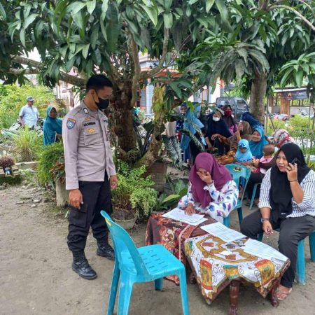 Polres Asahan Adakan Vaksinasi Nasional