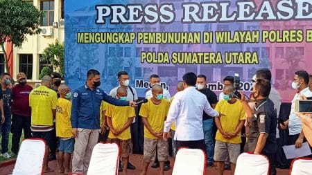 Polda Sumut Tangkap 8 Tersangka Pembunuh Sadis Asal Langkat